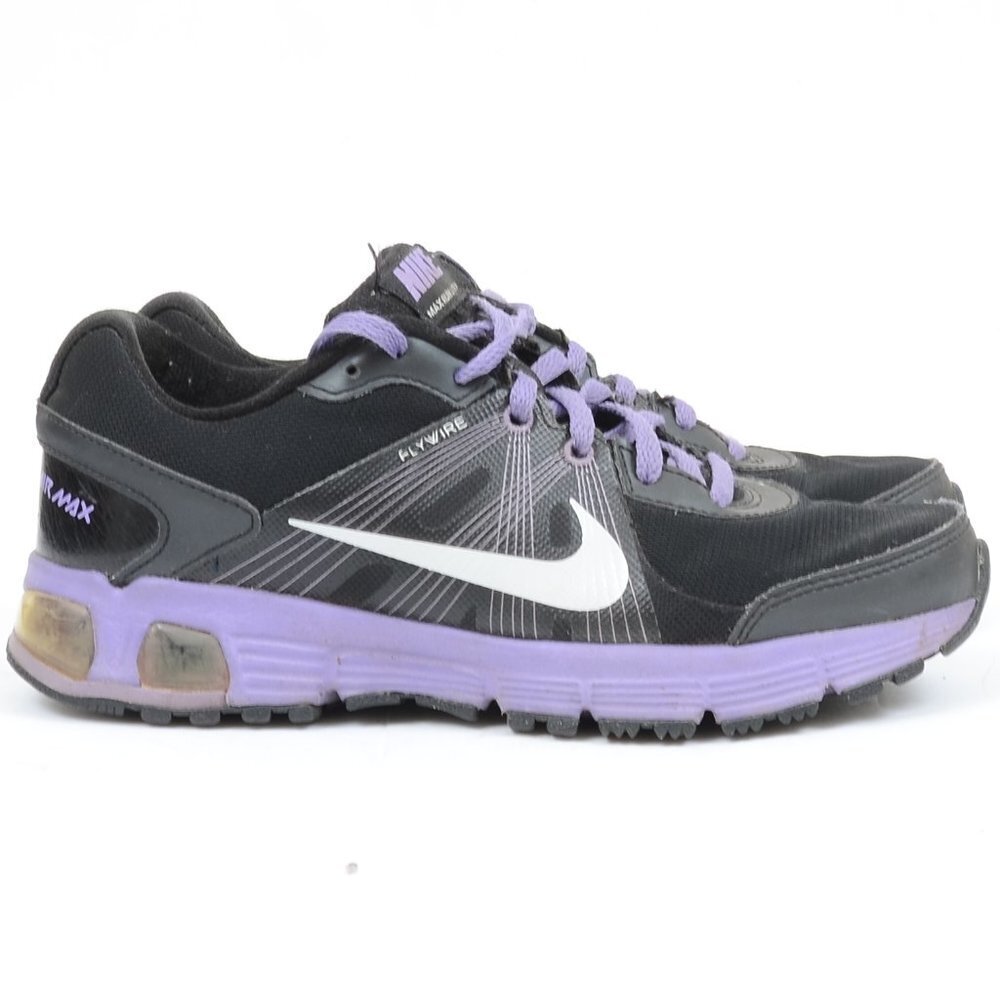 NIKE Air Max Run Lite 3 Running Purple Black Shoes Women’s Size 7 Workout Gym